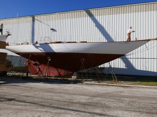 Klassische Yacht