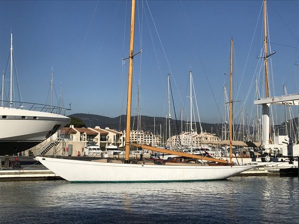 Klassische Yacht