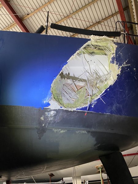Sturmschaden am Dalben